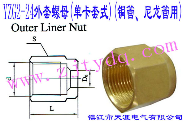 YZG2-24ĸ(οʽ)(~)Outer Liner Nut